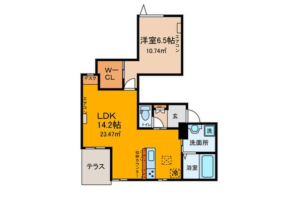 ソルバ和泉の物件間取画像